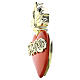 Immaculate Heart of Mary wall plaque, coloured resin, 4x3 in s2