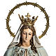 Our Lady of Miracles statue in wood paste, Crystal eyes, 100 cm s2