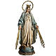 Our Lady of Miracles statue in wood paste, Crystal eyes, 100 cm s3