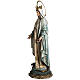 Our Lady of Miracles statue in wood paste, Crystal eyes, 100 cm s13