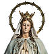 Our Lady of Miracles statue in wood paste, Crystal eyes, 100 cm s4