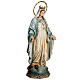 Our Lady of Miracles statue in wood paste, Crystal eyes, 100 cm s8