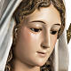 Our Lady of Miracles statue in wood paste, Crystal eyes, 100 cm s18