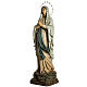 Our Lady of Lourdes Statue in wood paste, crystal eyes, 120 cm s7