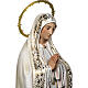 Notre Dame de Fatima 120cm avec bergers pâte à bois s6