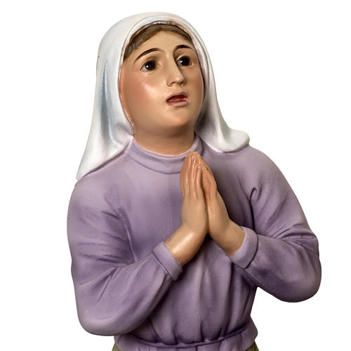 Madonna di Fatima 120 cm pastorelli pasta di legno dec. elegante 8