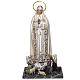 Our Lady of Fatima with shepherds 120cm in wood paste, elegant d s1