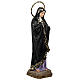 Virgen de la Soledad 80 cm pasta de madera dec. elegante s5