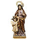 San Giuseppe con bimbo 60 cm pasta di legno finitura extra s1