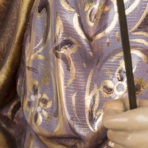 Saint Joseph statue 60cm in wood paste, extra finish 11