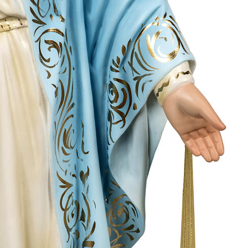 Imagem Nossa Senhora Milagrosa 60 cm pasta de madeira acab. elegante 3