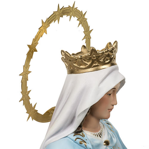 Imagem Nossa Senhora Milagrosa 60 cm pasta de madeira acab. elegante 8