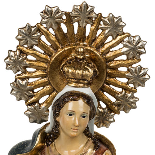Estatua Inmaculada Concepción 50cm pasta de madera acaba 2
