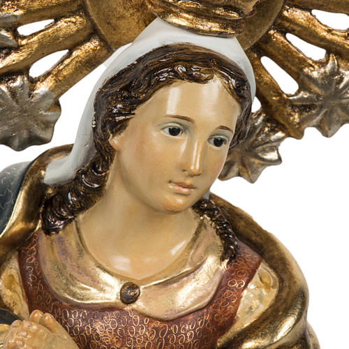 Estatua Inmaculada Concepción 50cm pasta de madera acaba 3
