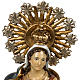 Estatua Inmaculada Concepción 50cm pasta de madera acaba s2
