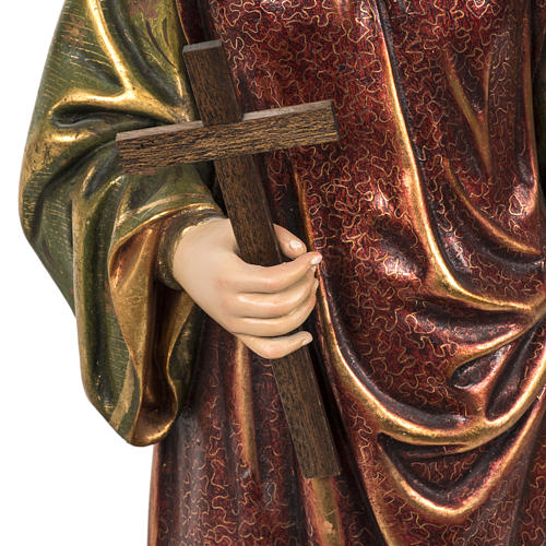Saint Margaret statue 60cm in wood paste, extra finish 3