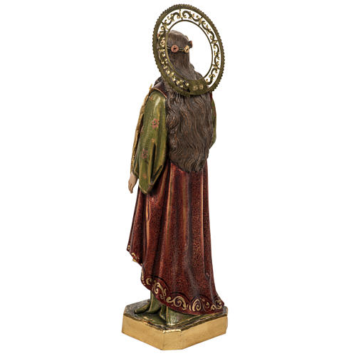Saint Margaret statue 60cm in wood paste, extra finish 9