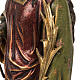 Saint Margaret statue 60cm in wood paste, extra finish s7