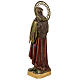 Saint Margaret statue 60cm in wood paste, extra finish s9