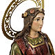 Saint Margaret statue 60cm in wood paste, extra finish s11