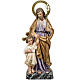 Saint Joseph with baby statue 60cm in wood paste, elegant finish s1