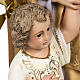 Saint Joseph with baby statue 60cm in wood paste, elegant finish s6