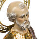 Saint Peter statue 60cm in wood paste, extra finish s2