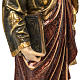 Saint Peter statue 60cm in wood paste, extra finish s3
