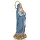 Virgen Dolores 20 cm pasta de madera. económica s2