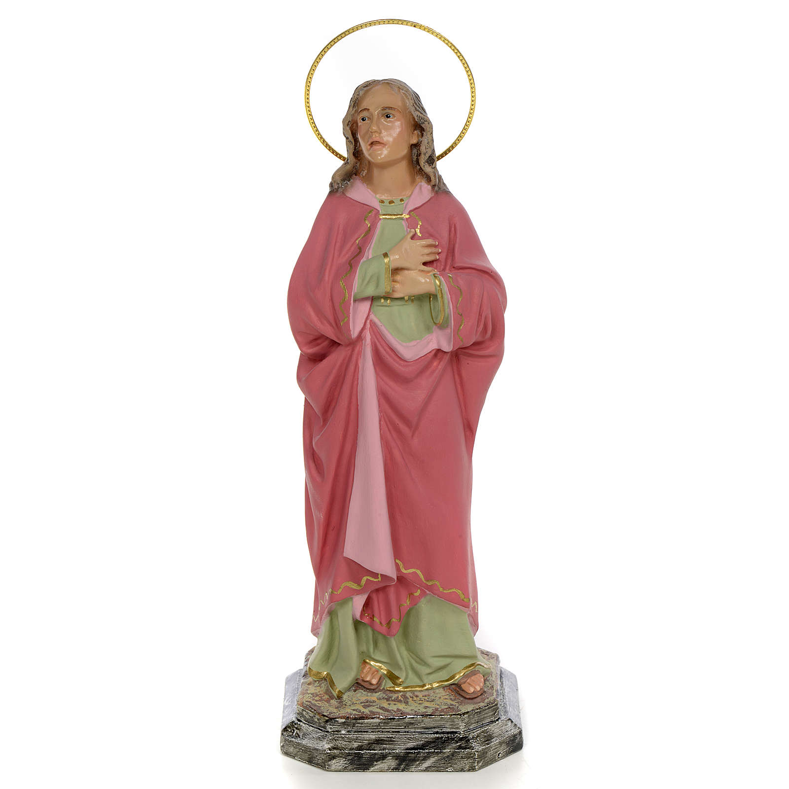 Saint John the Evangelist Statue in wood paste, 20 cm online sales on