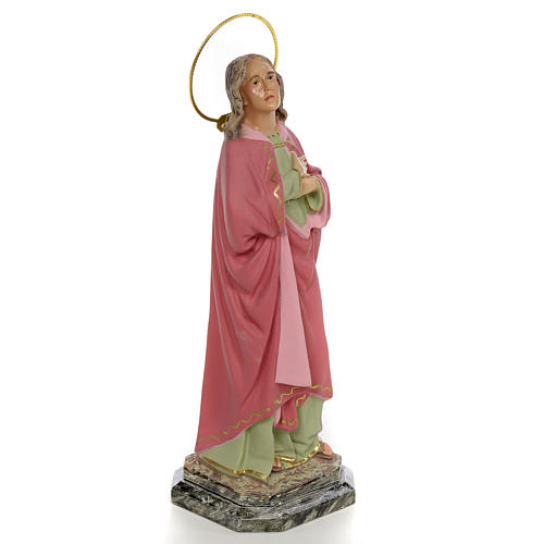Saint John the Evangelist Statue in wood paste, 20 cm 2