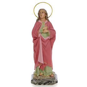 Statue St Jean Evangéliste 20 cm pâte à bois
