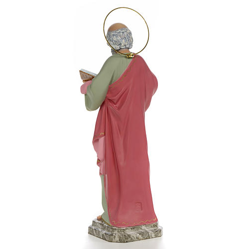 Saint Peter Statue in wood paste, 50 cm 3