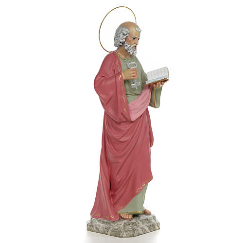 San Pietro Apostolo 50 cm pasta di legno dec. fine 4