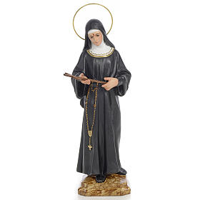 Saint Rita Statue in wood paste, 30 cm