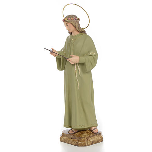 Saint Rosalia Statue in wood paste, 40 cm 2