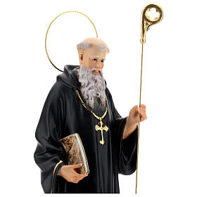 Heiliger Benedikt von Nursia 30 cm aus Holzmasse