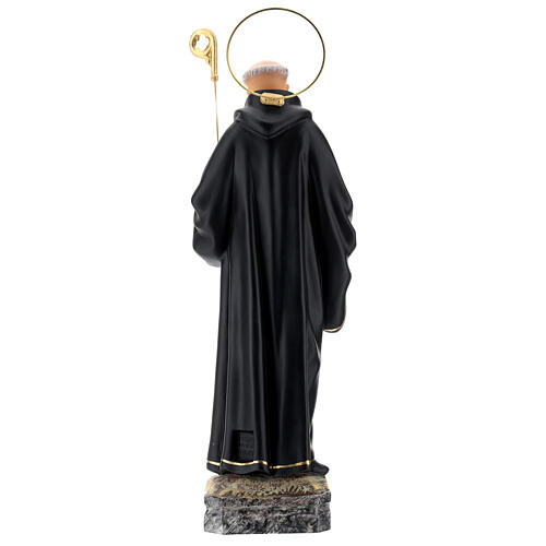 Heiliger Benedikt von Nursia 30 cm aus Holzmasse 5