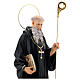 12" Saint Benedict statue, wood pulp with glass eyes s2