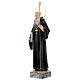 12" Saint Benedict statue, wood pulp with glass eyes s3