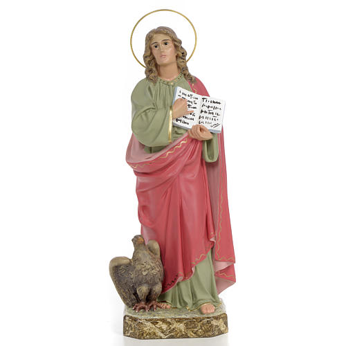 Statue St Jean Evangéliste 40 cm pâte à bois 1