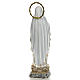 Virgen de Lourdes 40 cm pasta de madera elegante s3