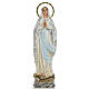 Madonna di Lourdes 40 cm pasta di legno dec. elegante s1