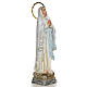 Madonna di Lourdes 40 cm pasta di legno dec. elegante s2