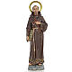 San Francesco D'Assisi 40 cm pasta di legno dec. elegante s1