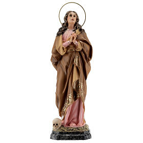 Statue Marie Madeleine 40 cm pâte à bois