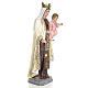 Virgen del Carmen pasta de madera 140 cm decoración elegante s4