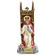 Sacred Heart of Jesus on Throne 25cm, fine finish s1