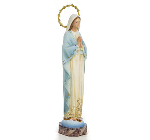 Inmaculada Concepción pasta de madera 30 cm elegante 4