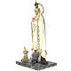 Our Lady of Fatima with seers 120cm wood paste, elegant decorati s2